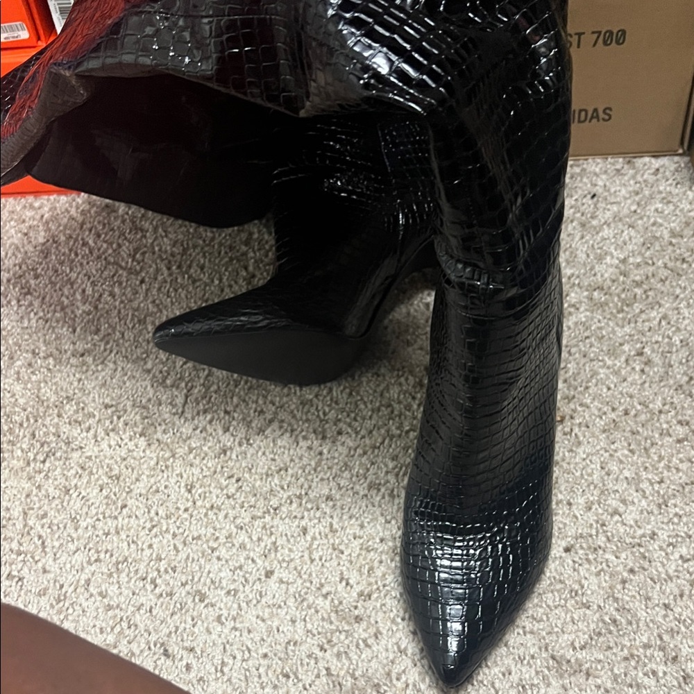 Brand new Steve Madden over the knee boot by Winnie Harlow